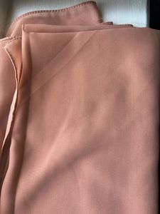 Elegant Peach shiffon dupatta
