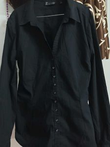 Classic Black Button-Up Shirt