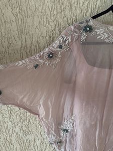 Elegant Pink Embroidered Kurta Set