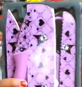 Pink Kawaii Knife Set