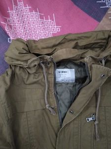 Olive Green Hooded Jacket