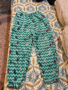 Cozy Cactus Print Pajama Pants