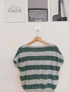 Striped Short Sleeve Top