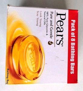 Pears Pure & Gentle Bathing Bars - Pack of 8