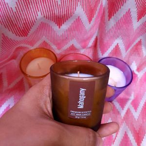 Set of 4 Scented Soy Wax Candles