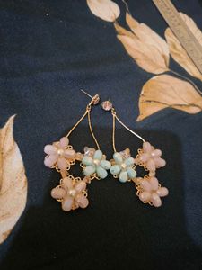 Cute Floral Dangle Earrings