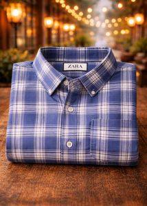 Premium Blue Check Shirt for Men 👕✨