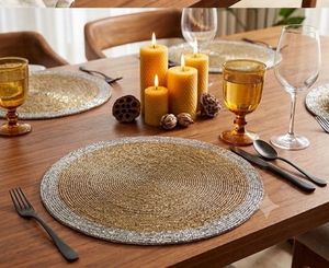 Beautiful dining table Beaded  Mat / Placema
