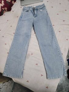 Light Wash Wide Leg Jeans