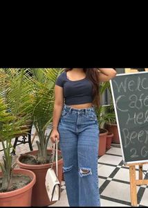Comfort Wide Leg Jeans