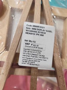 Mini Display Easel with Canvas Set of 2