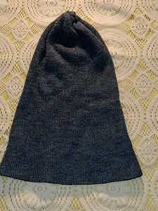 Cozy Knit Beanie Hat - Grey