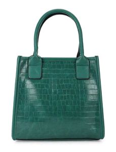 Elegant Green Croc Handbag