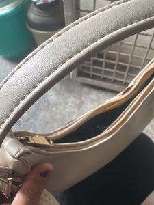 Cream Hobo Bag