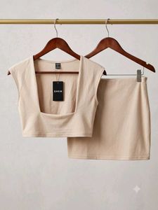 Branded skirt with top