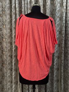 Coral Dolman Sleeve Top