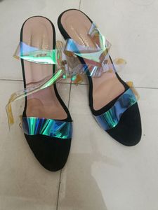 Holographic High Heels For Women Size 38 Uk 5.
