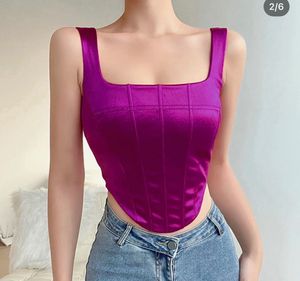Satin Corset Top