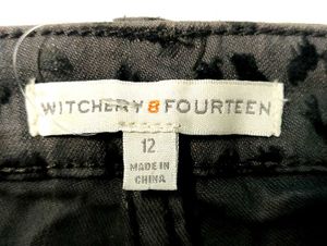 Y2K Leopard Print Grey Denim Shorts