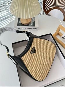 Prada Cleo Raffia leather Shoulder Bag