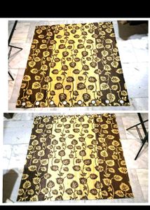 Floral Print Curtain
