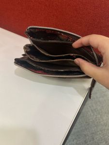 SALE Anekke Brown Star Studs Leather Wallet