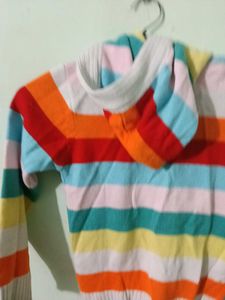 Colorful Striped Cardigan