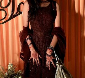Wedding Full work Kurta & Palazzo - Purple
