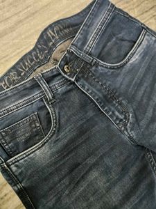 Dark Blue Denim Jeans