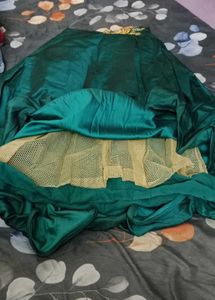 Elegant Green Embellished Gown