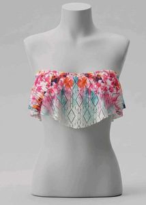 Boho Ruffle Bikini Top