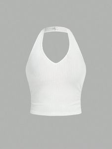 white halter top