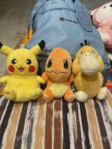 Authentic Pokemon Plush bagtags