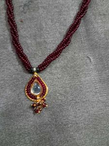 Beaded Necklace &amp; Earring Set