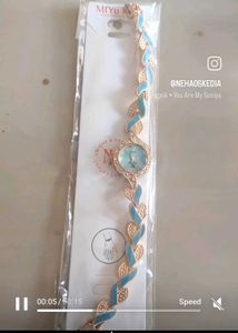 Boho Oxidized Watch Bracelet