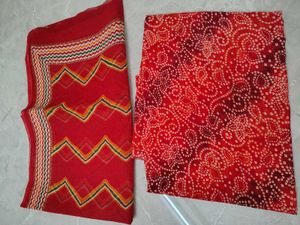 unstitched rajputi suit
