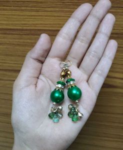 Elegant Green Beaded latkans
