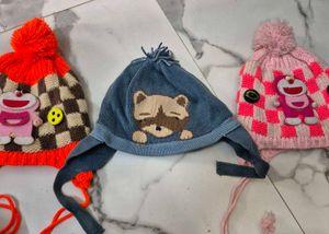 Kids' Character Winter Hats (Set of 3)