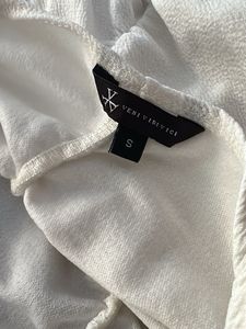 Ruched White Mini Dress