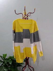 Color Block Cardigan