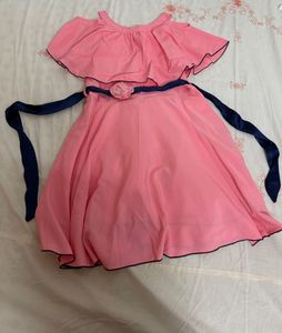 naughty ninos pink off shoulder party dress