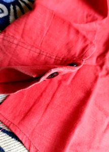 Embroidered Pink Shirt