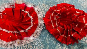 2 Dress Laddu Gopal Fancy Cotton Dres