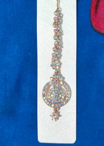 Stunning Maangtika with Crystals