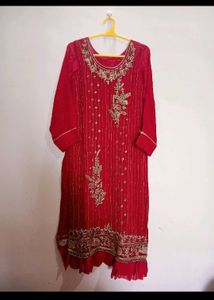 Elegant Red handwork