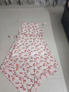 Floral High-Low Dress