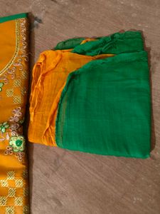 New suit material with chiffon dupatta