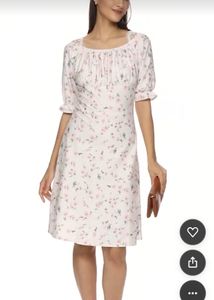 Floral Mini Dress - So Cute!