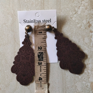 Wooden earing
