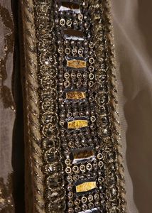 Elegant Gold Embroidered Kurta Set